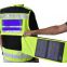 Solar Energy Product Safety Vest with Solar Panels and Fans S05A-00