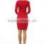 wholesale elegant Anti-Wrinkle spandex fabric bandage dress for wholesale SD36