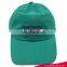 Cheap 100% cotton lower profile 6 panel high quality cyan baseball caps