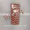 Factory Supplies Party Supply Colorful Flexible Paper Drinking Straws+flag