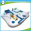 Wholesale price adult water games inflatable water floating island