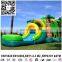 Coconut tree long giant inflatable bounce with pool slide for adults