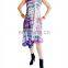 fashion sexy sleevless tie dye dress.