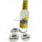 Hot Sale Crazy Party Bottle Led Sticker Coaster for beer/vodka wine bottle