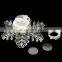 Colorful Snow Flake Light Ornament led christmas light outdoor outdoor christmas decorations
