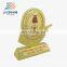 High quality custom design boat shape metal trophies made in china