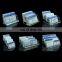Clear Acrylic countertop office desktop business card holder With 1/2/3/4/5/6 pockets