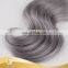 New arrival grey color 100% virgin brazilian human hair Body Wave, best selling products 2017 in USA