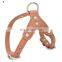 Shiny rhinestone pet chest strap with suede microfiber dog strap