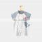 Summer thin section robe short-sleeved climbing baby rompers 100% cotton organic baby romper