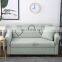 Hot Sell Latest Design Fabric Full Green Plaid Modern Protect Sofa Cover Slipcover Stretch