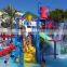 Customized Amusement Water Park Commercial Water Slide Palm Tree  Water House