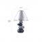 Wholesale cumulate stone shape ceramic base modern nordic nightstand lamps for hotel bedside
