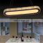 Led dining room chandelier simple modern creative bar counter lighting stainless steel wire cutting lights