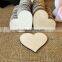 Laser cutting tiny wooden heart trinket,small wooden heart decoration