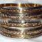 Brass Metal Strip Bangle Set Of Five 13701