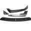 2021 New Other Exterior Accessories ABS carbon fiber look universal front bumper lip spoiler splitter for honda Vezel HRV 2019