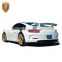 Hot Sale Fiberglass & Carbon Fiber GT-3 Rear Sopiler Wing For Pors-che Carrera 911 991.1 2014-2016