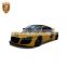 Wide body kit for audi r8 lb style 2007 to 2015 year model car