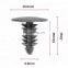 100Pcs Auto Fastener Car Bumper Clips Retainer Car Fastener Rivet Door Panel Fender Liner Clips for car