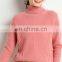 Women Casual Turtleneck Warm Twisted Knitted Cashmere Pullover Sweater