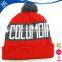 Hot Sell 100% Acrylic Pom Carhartt Bulk Custom Knitted Beanie
