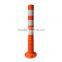 Lower Factory Price 750mm Orange Flexible PU warning post TS004