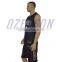 Latest basketball jersey design high quality mesh cheap reversible basketball uniform set