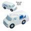 custom pu foam ambulance squeeze antistress car shape stress ball for chid toy