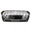 Automotive plastic honeycomb grille 2017-2019 A5 S5 black front grille for audi rs5 honeycomb grill frame quattro style