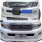 Передний и задний бамперный защитник с LED для Land Cruiser LC200 2012, 2013, 2014 годов. Комплекты кузова bodykit Facelift