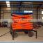 10m mobile aerial platforms pit mounted scissor lift manufacturer
