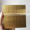 201 304 316L Decoration Gold Mirror Stainless Steel Color Sheet