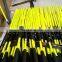 2 section parts pieces customized green color or rainbow multi color fiberglass fly fishing rod 14 fit