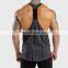 Custom Sports Muscle Bodybuilding Dry Fit Plain Tank Tops Gym Running Singlets Stringer tanktop