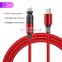 New Arrival 1.2M PD 18W fast charging 180 degree rotating usb Data type c to 8 pin charging cable for iPhone