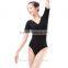 V Front and Back Ballet Leotard Girls Short Sleeve Leotard Gymnastics Leotard