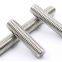 UNC Thread Plain Finish M20 M24 SS304 Double Ended Bolt