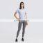 Wholesale Women Breathable Gym Oversized Yoga Tops U Hem Fitness Sports T-Shirts