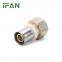 IFAN Manufacturer OEM PEX Brass Press Fitting Female Socket S16×1/2F