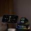 Multifunctional Desktop Charging Station Magnetic Wireless Charger Mobile Headset Watch Compatible with Clock Nightlight
