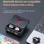 New Popular fone de ouvido LED Display tws Gaming Headset audifonos blue tooth wireless earbuds earphone with power bank