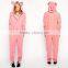 fashion long sleeve hooded custom adult onesie
