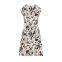 2025 Spring/Summer New European and American Women's Fashion Style Silk Texture Printed Dress