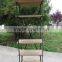 RE-1511 vintage industrial furniture wooden corner shelf