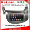 Wecaro android 4.4.4 car dvd player high quality 8" for honda fit radio tuner OBD2 Playstore 2009 2010 2011