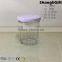 190ml Ribbed Caviar Jar LFGB Certification With Twist Cap