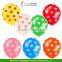 100pcs 12" Latex Polka Dot Balloons Christmas Birthday Wedding Balloon