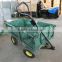 four wheel steel garden cart