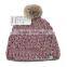 Kenmont Brand fashion design custom winter hats with pom poms